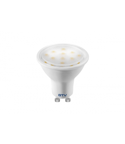 Żarówka LED, SMD 2835, CIEPŁY BIAŁY, GU10, 3W, 230V, kąt świecenia 120*, 220 lm, 33 mA