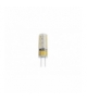 ŻARÓWKA LED, SMD 3014, SILIKON, CIEPŁA BIAŁA, G4, 2W, KĄT ŚWIECENIA 360*, DC12V, 140 lm,