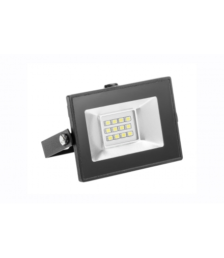 G-TECH Naświetlacz LED 10W, 700lm AC220-240V, 50/60 Hz, PF0,9, RA80, IP65, 120°, 4000K, czarny
