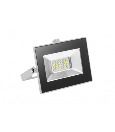 G-TECH Naświetlacz LED 20W, 1400lm AC220-240V, 50/60 Hz, PF0,9, RA80, IP65, 120°, 4000K, biały