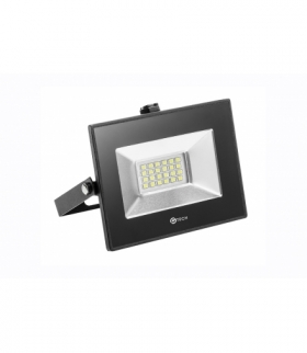 G-TECH Naświetlacz LED 20W, 1400lm AC220-240V, 50/60 Hz, PF0,9, RA80, IP65, 120°, 4000K, czarny