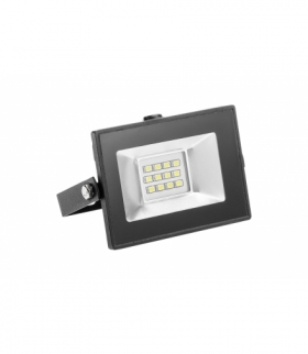 INNOVO Naświetlacz LED 10W, 700lm AC220-240V, 50/60 Hz, PF0,9, RA80, IP65, 120°, 6400K, czarny