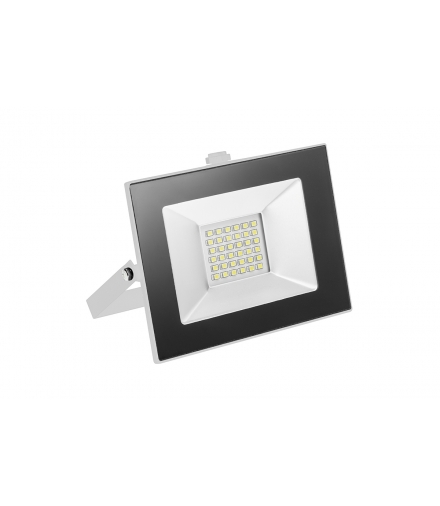 INNOVO Naświetlacz LED 30W, 2100lm AC220-240V, 50/60 Hz, PF0,9, RA80, IP65, 120°, 4000K, biały