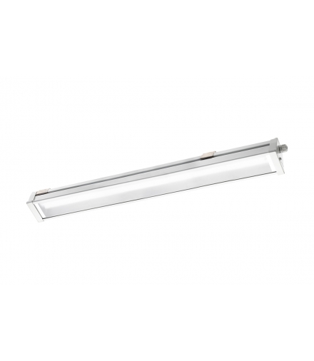 Oprawa hermetyczna HEROS LED, 50W,6000lm,AC220-240V,50/60 Hz,PF0,9,Ra80,IP66,IK10,120°,4000K,szary