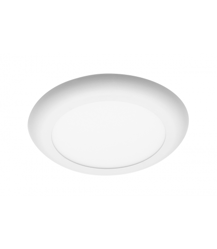 Oprawa LED MOZA, 12W, 1000lm, AC220-240V, 50/60Hz, PF0,5, RA80, IP40, 120°,4000K, okrągła, biały