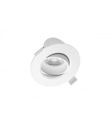 Oprawa LED VOLARE,typu downlight,10W,800lm,AC175-250V,50/60 Hz,PF0,5,RA80,IP20,38°,3000K LD-VLROK1038-CB