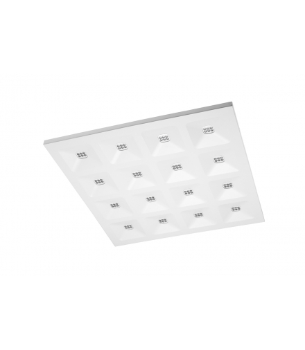 Oprawa TIGER LED,34W,4800lm,AC220-240V,50/60Hz,PF0,9,RA80,IP40,IK08,75°,4000K,UGR16,biały