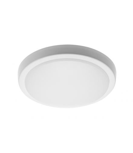 Plafoniera MOON LED, 12W, 1200lm, AC180-265V, 50/60 Hz, PF0,5, Ra80, IP54,IK08,120°,4000K,okrągła