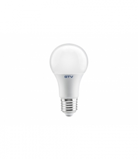 Źródło światła LED, A60, 8W, 640lm, 3000K, E27, AC175-250V, 50-60Hz, RA80, PF0,5, 180°, 70mA