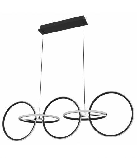 KOS LAMPA WISZĄCA 114X35 60W LED CZARNY 4000K APETI