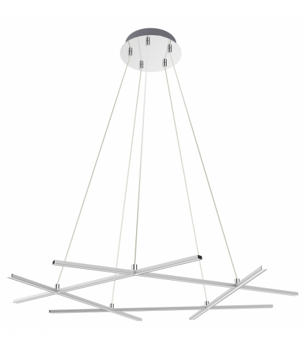 ANDROS LAMPA WISZĄCA 82X78 50W LED SREBRNY 4000K APETI