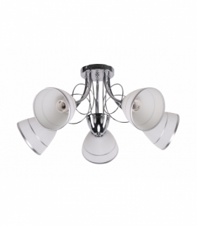 ELOTTE LAMPA SUFITOWA 5X40W E27 BIAŁY