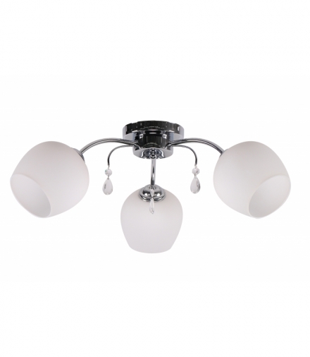 ZACHERA LAMPA SUFITOWA 3X40W E27 BIAŁY