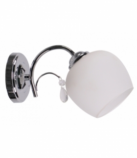ZACHERA LAMPA KINKIET 1X40W E27 BIAŁY