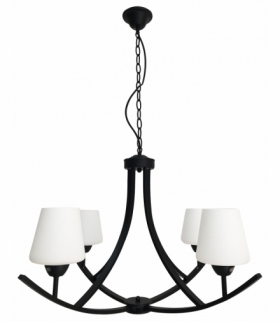 LONDYN LAMPA WISZĄCA 4X60W E27 CZARNY