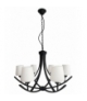 LONDYN LAMPA WISZĄCA 6X60W E27 CZARNY