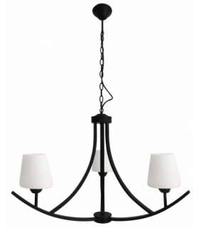 LONDYN LAMPA WISZĄCA 3X60W E27 CZARNY