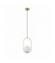 CORDEL LAMPA WISZĄCA pojedyncza 1X28W G9 MOSIĄDZ 31-73457