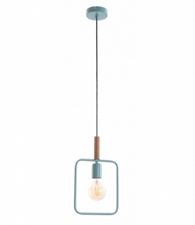 FRAME LAMPA WISZĄCA 1X60W E27 MIĘTOWY