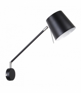 KILLY KINKIET 1X40W E27 CZARNY MATOWY