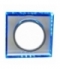 SSP-22-CH/TR+BL 8W LED 230V RING LED NIEBIESKI oczko sufitowe lampa sufitowa STAŁA KWADRATOWA SZKŁO TRANSPARENTNE