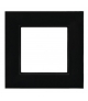Ramka pojedyncza CZARNE SZKŁO 4mm ARIA OSPEL