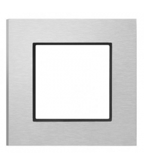 Ramka pojedyncza Szczotkowane aluminium 4mm ARIA OSPEL
