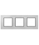 Ramka potrójna Szczotkowane aluminium 4mm ARIA OSPEL