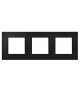 Ramka potrójna Szczotkowany antracyt 4mm ARIA prestige OSPEL