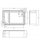 ZASILACZ LED DIM 42W 3-42VDC BK-PUL042A-1100AP BOKE 1-10V