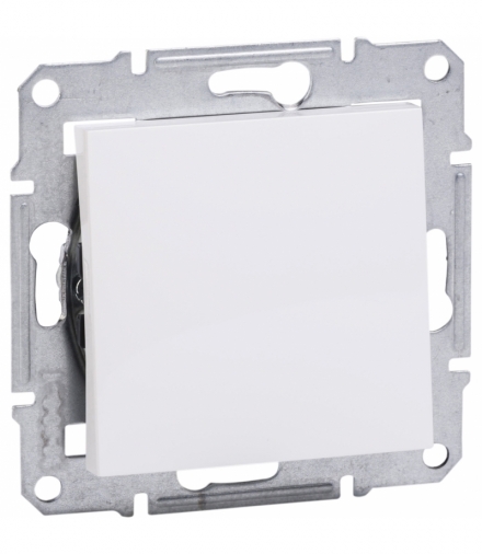 Asfora Łącznik 1-biegunowy bez ramki biały Schneider EPH0101421