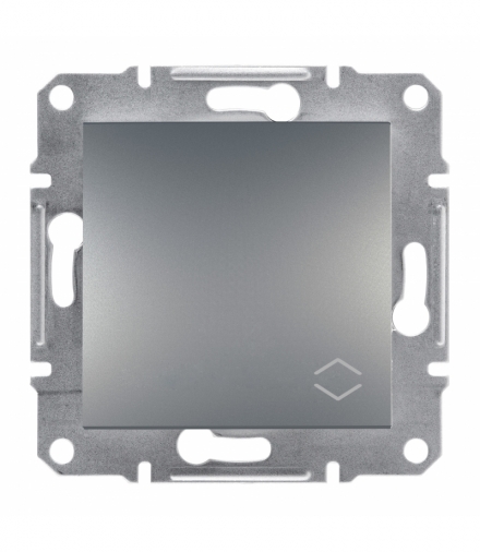 Asfora Łącznik schodowy bez ramki stal Schneider EPH0400162