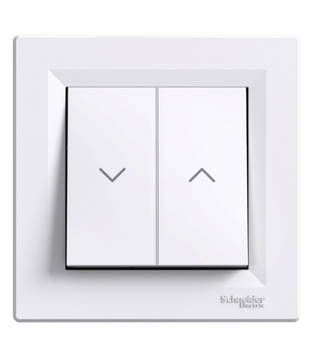Asfora Przycisk żaluzjowy biały Schneider EPH1300121