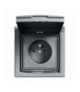 Asfora Gniazdo 2P+PE IP44 z/r (1-kr.) przesłonami, stal Schneider EPH2800362