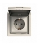 Asfora Gniazdo pojedyncze SCHUKO IP44 krem Schneider EPH3100323