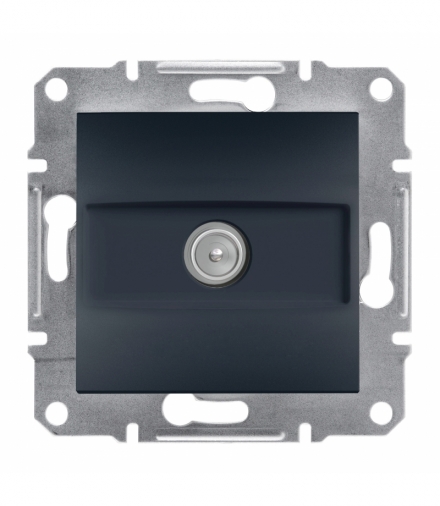 Asfora Gniazdo TV końcowe (1dB) bez ramki antracyt Schneider EPH3200171