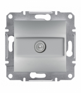 Asfora Gniazdo TV przelotowe (4dB) bez ramki aluminium Schneider EPH3200261