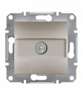 Asfora Gniazdo TV przelotowe (4dB) bez ramki brąz Schneider EPH3200269