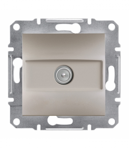 Asfora Gniazdo TV przelotowe (4dB) bez ramki brąz Schneider EPH3200269