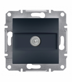 Asfora Gniazdo TV przelotowe (4dB) bez ramki antracyt Schneider EPH3200271