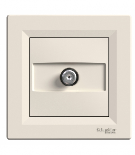 Asfora Gniazdo SAT końcowe (1dB) krem Schneider EPH3700123