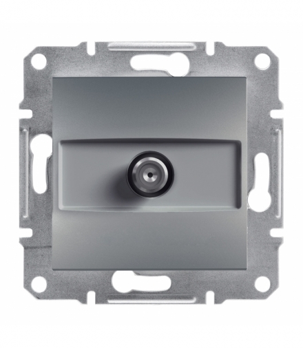 Asfora Gniazdo SAT końcowe (1dB) bez ramki stal Schneider EPH3700162