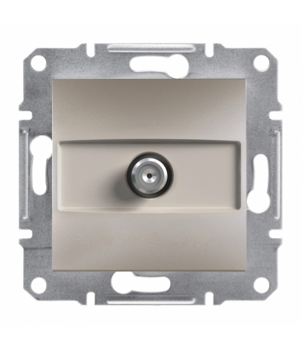 Asfora Gniazdo SAT końcowe (1dB) bez ramki brąz Schneider EPH3700169