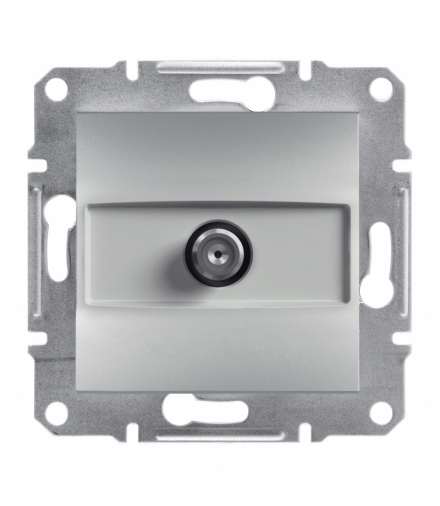 Asfora Gniazdo SAT przelotowe (4dB) bez ramki aluminium Schneider EPH3700261