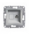 Asfora Gniazdo telefoniczne RJ11 bez ramki aluminium Schneider EPH4100161