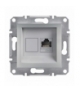 Asfora Gniazdo komputerowe RJ45 kat.6 UTP bez ramki aluminium Schneider EPH4700161