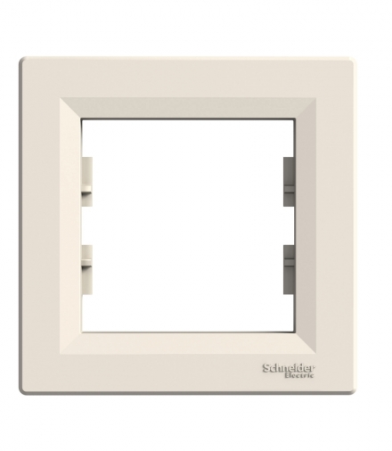 Asfora Ramka 1-krotna pozioma krem Schneider EPH5800123