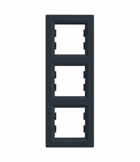 Asfora Ramka 3-krotna pionowa antracyt Schneider EPH5810371