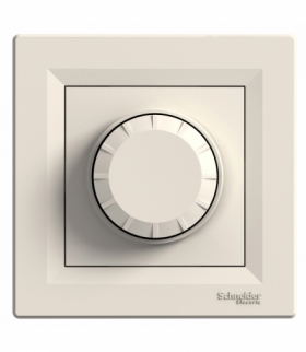 Asfora Ściemniacz z funkcją łącznika schodowego RC krem Schneider EPH6600123