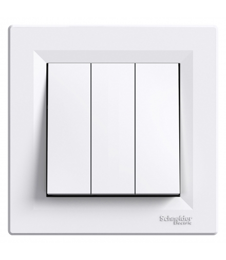 Asfora Łącznik potrójny (zaciski śrubowe), biały Schneider EPH2100121